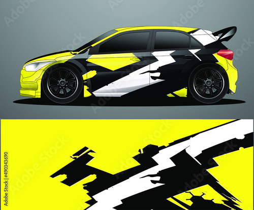 Rally car decal graphic wrap vector, abstract background
Rally car decal graphic wrap vector, abstract background
 photo