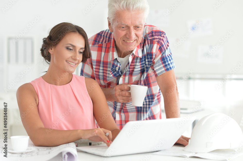 successful businesspeople working together in modern office successful businesspeople working together in modern office