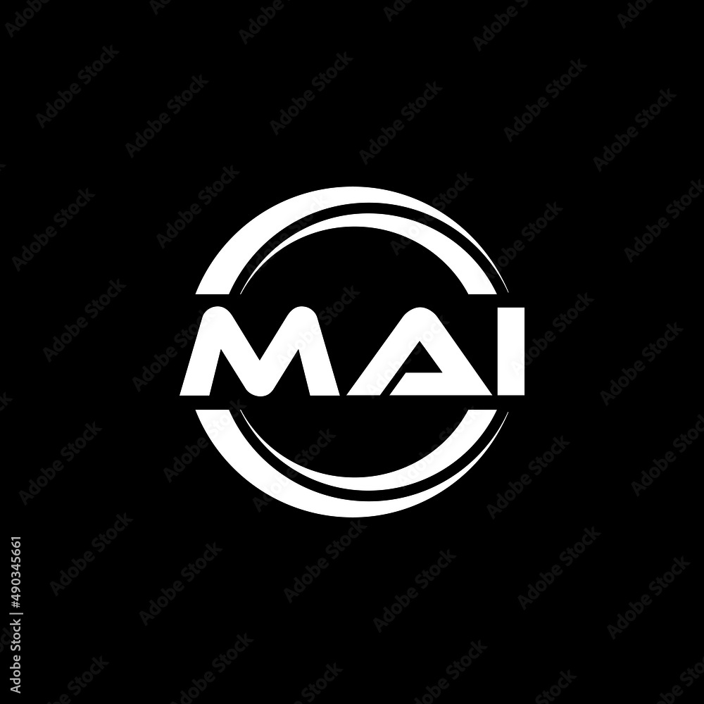 MAI letter logo design with black background in illustrator, vector logo modern alphabet font overlap style. calligraphy designs for logo, Poster, Invitation, etc. MAI letter logo design with black background in illustrator, vector logo modern alphabet font overlap style. calligraphy designs for logo, Poster, Invitation, etc.