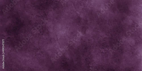Vintage classic purple texture of paper background. Grunge purple background with space. Texture of decorative plaster on a concrete wall for making graphics design and web design.