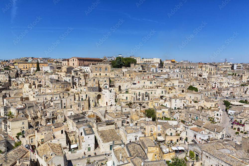 Beautiful view of Matera. City of Basilicata.