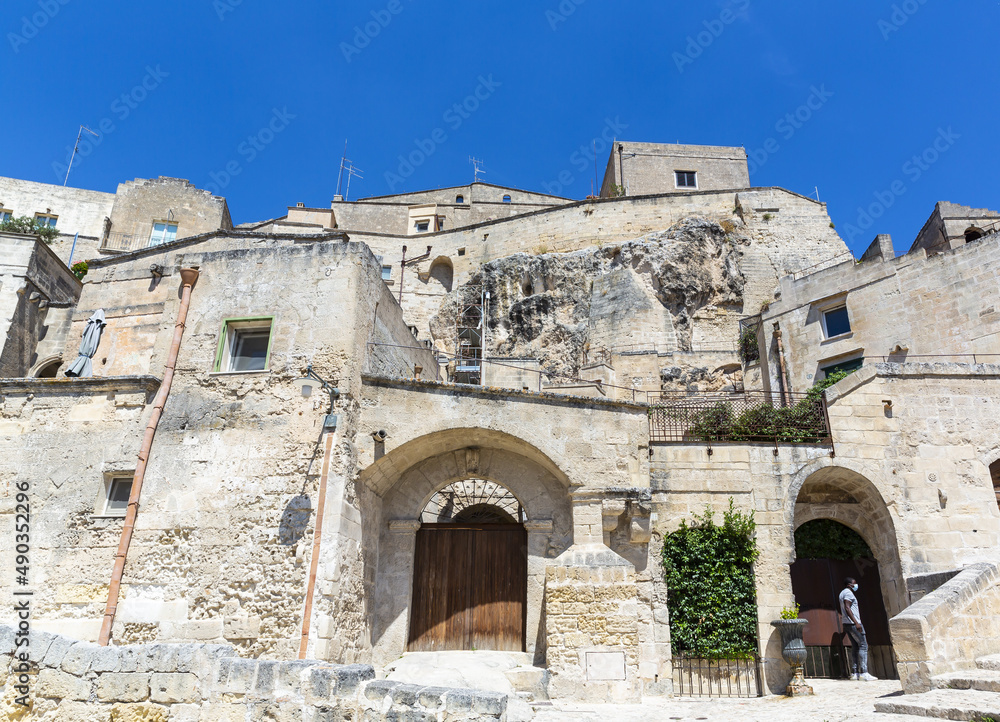 Beautiful view of Matera. City of Basilicata. Beautiful view of Matera. City of Basilicata.