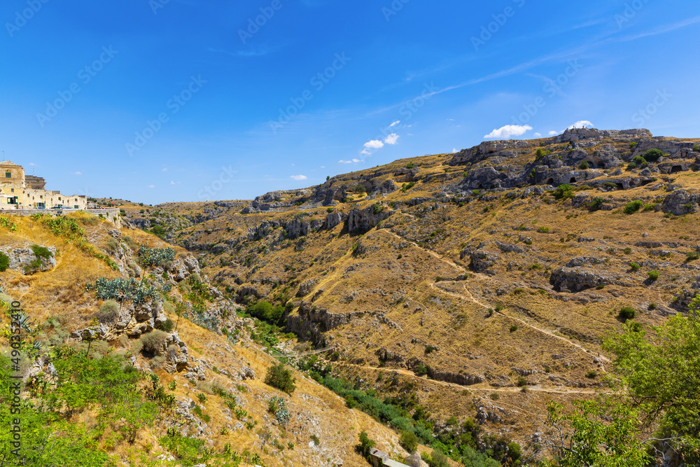 Beautiful view of Matera. City of Basilicata.