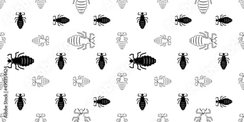 Lice Icon Seamless Pattern M_2203001