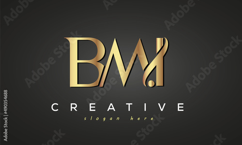 BMI creative luxury logo design