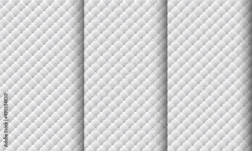 White and grey geometric oriental backgrounds.