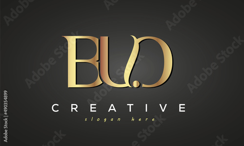 BUO creative luxury logo design photo