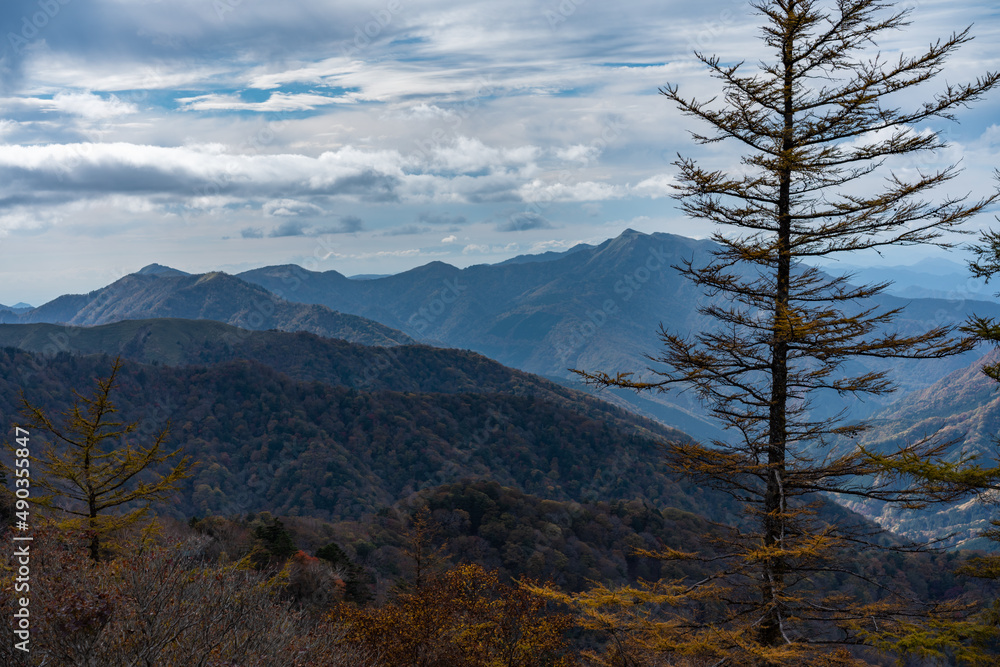 Fall mountain trekking in Japan Fall mountain trekking in Japan