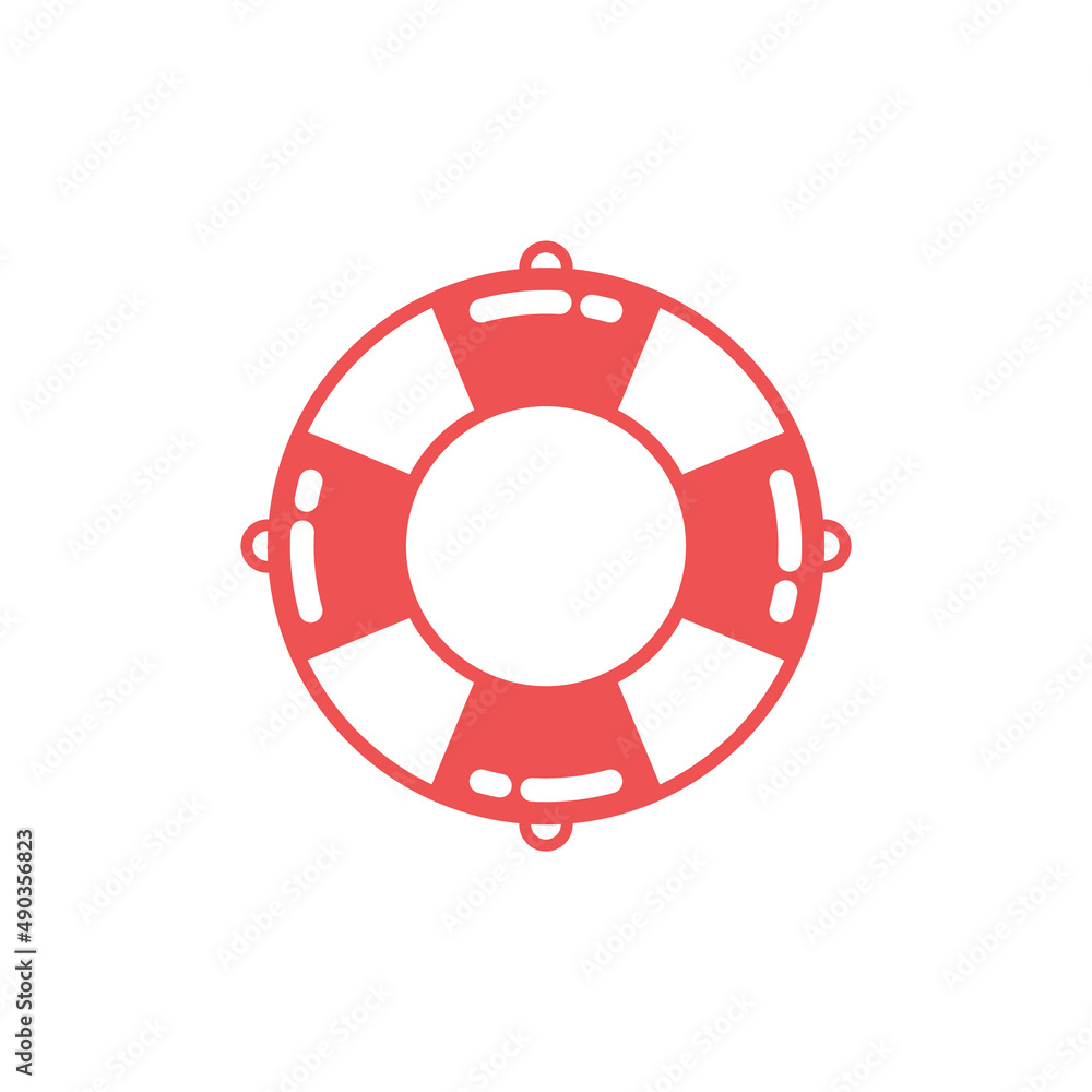 Life ring icon, Vector and Illustration. Life ring icon, Vector and Illustration.