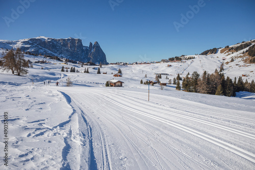 Seiser Alm skiing area © Val Thoermer