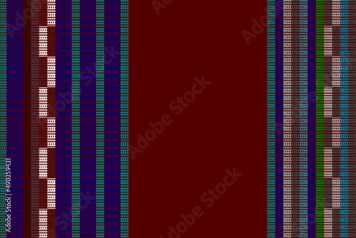 Modern stripes design for pattern and texture of Thai fabric for design clothes or printing work stylish. Motif work design for fashin clothes.