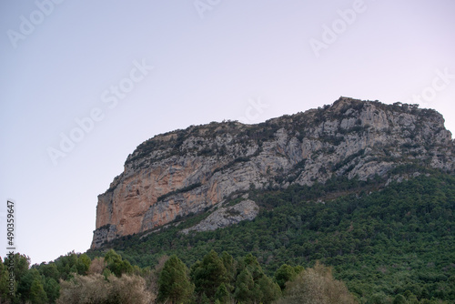Landscapes of the mountains of the Catalan Pyrenees in Organya in Spain © martinscphoto