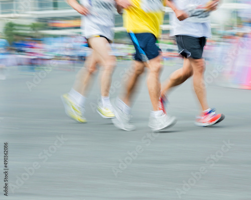 Fototapeta Naklejka Na Ścianę i Meble -  Marathon runners