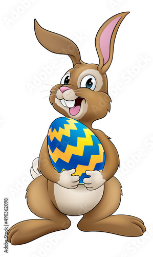 Easter Bunny Cartoon Rabbit...