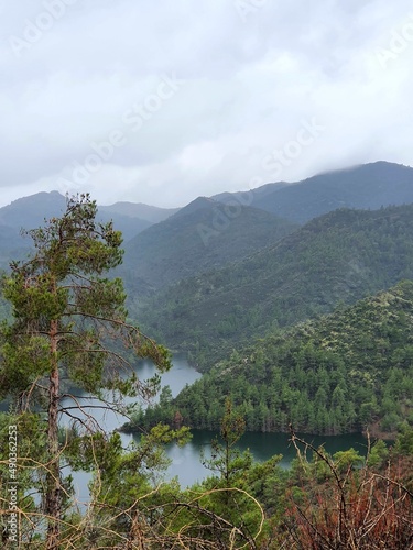 landscape with clouds