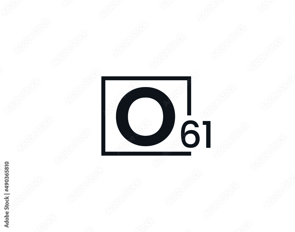 O61, 61O Initial letter logo O61, 61O Initial letter logo