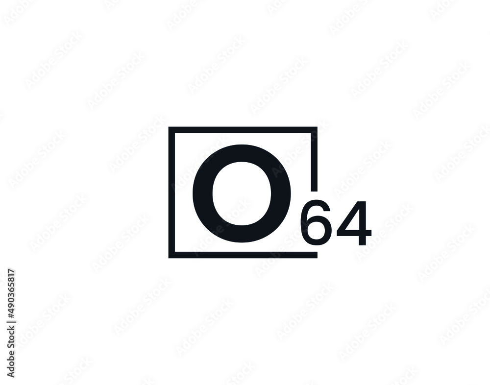 O64, 64O Initial letter logo O64, 64O Initial letter logo