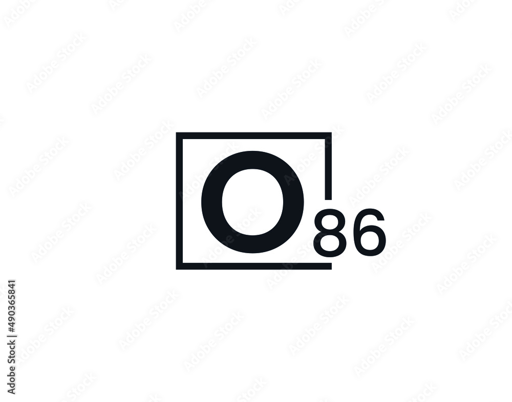 O86, 86O Initial letter logo O86, 86O Initial letter logo