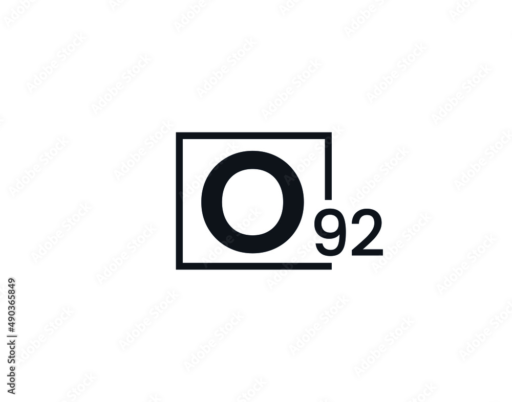 O92, 92O Initial letter logo O92, 92O Initial letter logo