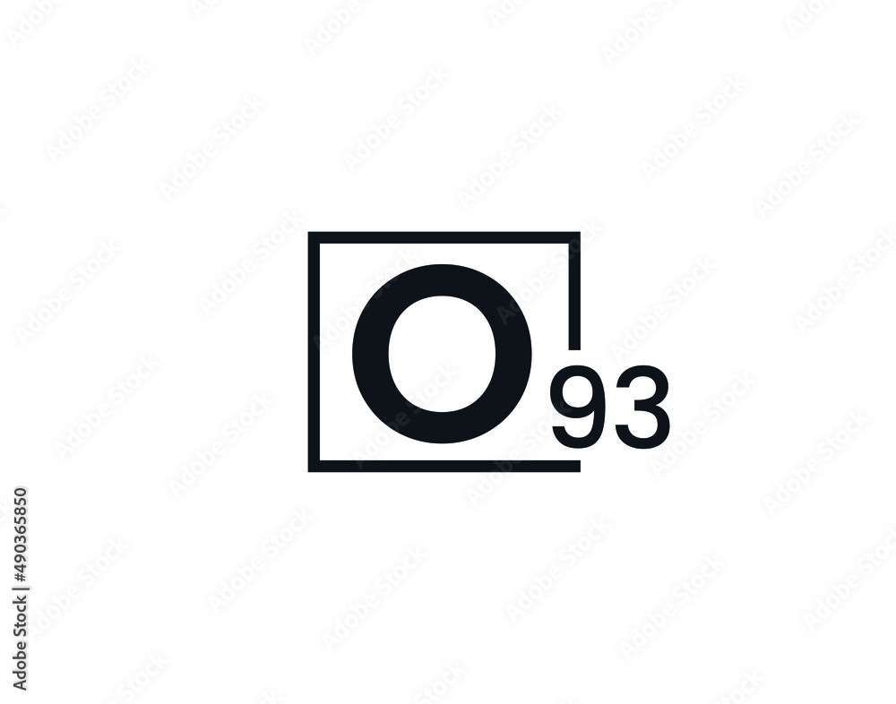 O93, 93O Initial letter logo O93, 93O Initial letter logo