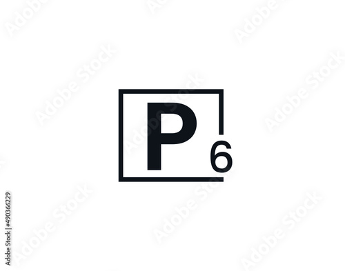 P6, 6P Initial letter logo Free Download P6, 6P Initial letter logo - GFXLoad
