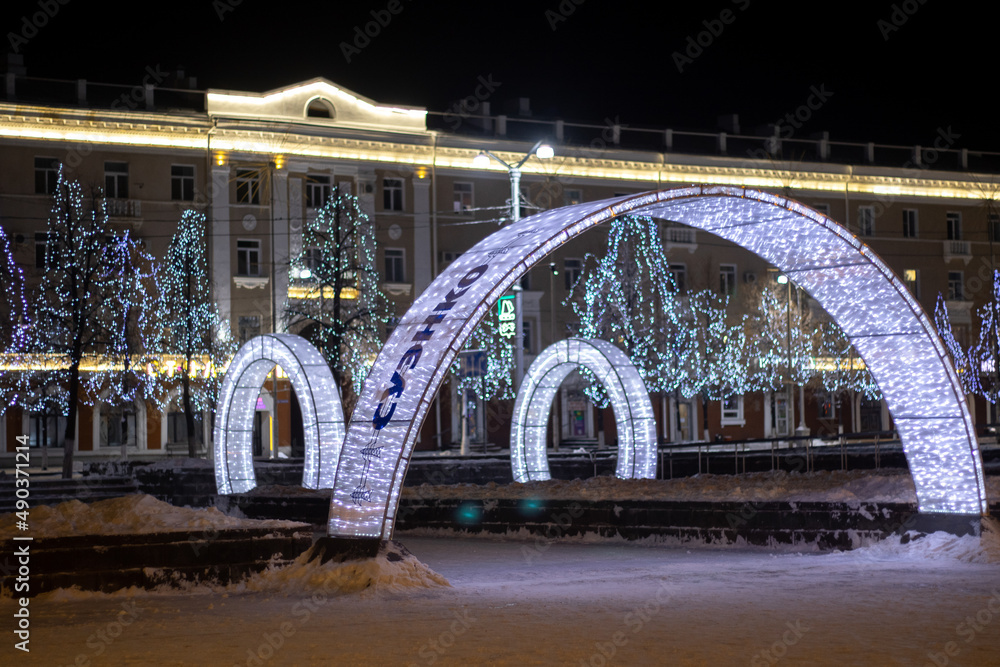 Naklejka premium bridge over the river
