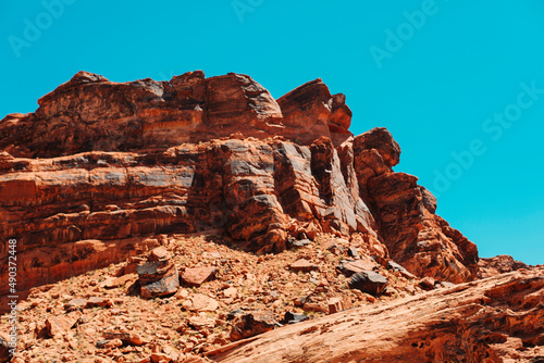 Red Rocks at the Valley of Fire Park in Nevada, USA.