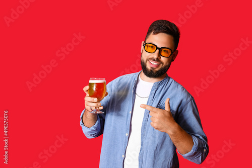 Handsome man in sunglasses ...
