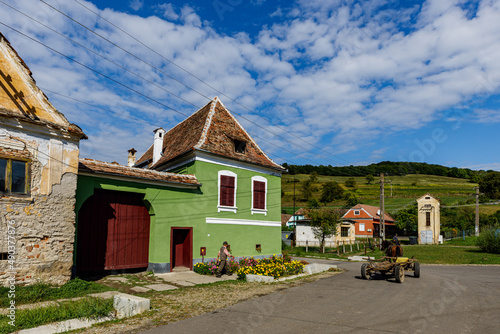 The old saxon village of Biertan in Romania 