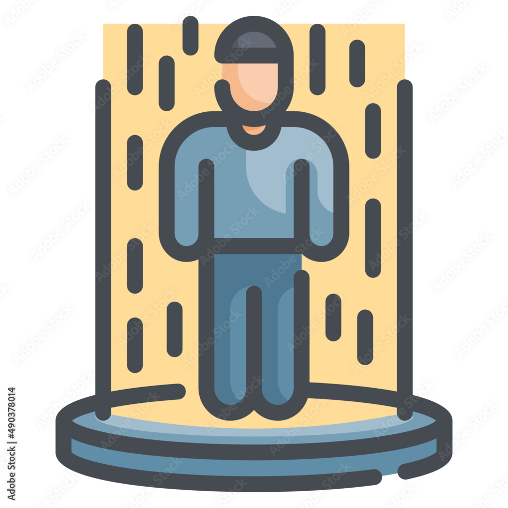 hologram line icon hologram line icon