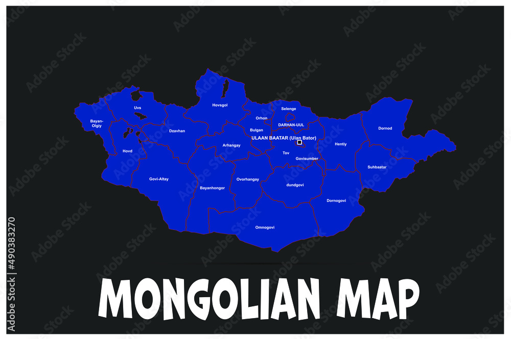 Mongolian map