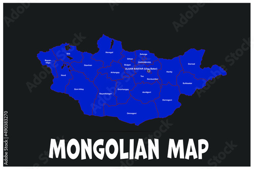 Mongolian map