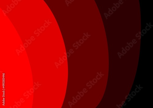 tło w różnych odcieniach czerwieni zakrzywione linie