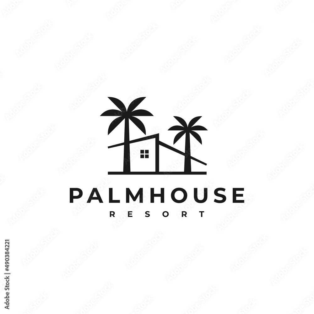 palm house creative logo design palm house creative logo design