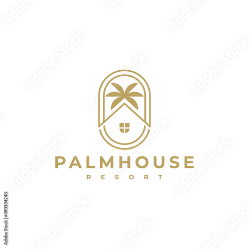 palm house creative logo design