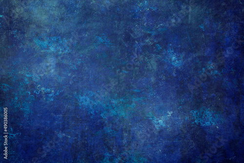 Blue grungy background © Azahara MarcosDeLeon