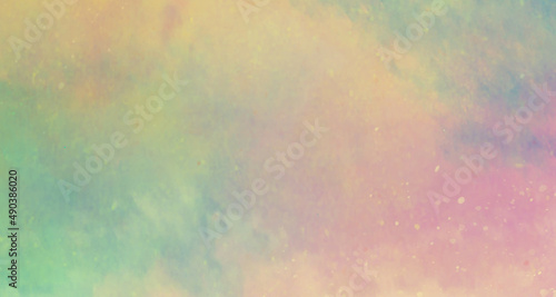 Abstract colorful bright painted texture of watercolor with light colors. Colorful cloudy bright painted watercolor background with watercolor effect, colorful watercolor background with splashes.