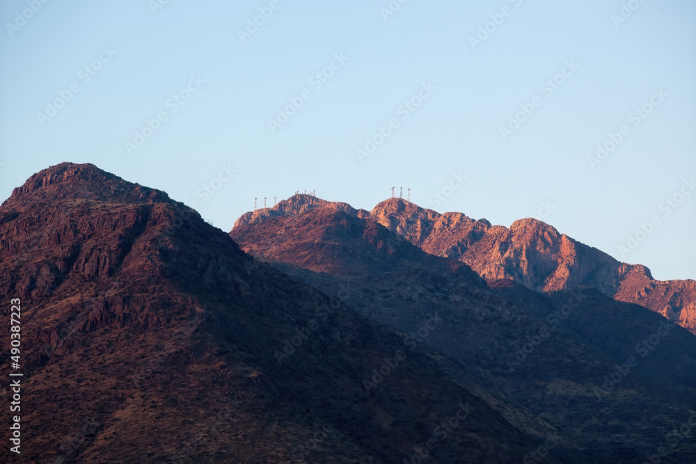 Mountains from Red Rock Canyon, Nevada