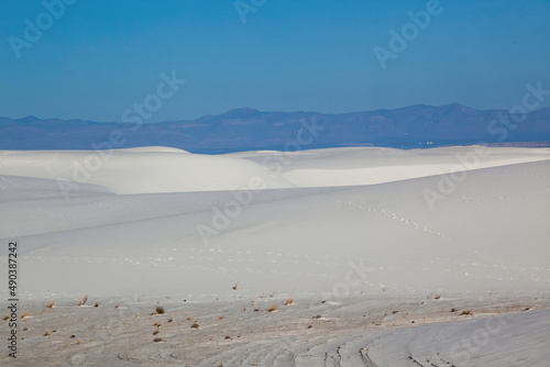 Landscape from White Sands National Park in New Mexico