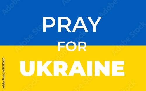 Solidarity With Ukraine. Background with Painted Fist Flag. Patriotic and togetherness concept. Standing with Ukraine backdrop. Russia Ukraine War. © Zaigham