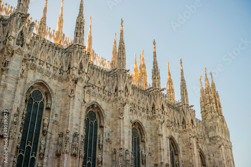 Wallpaper Mural Milan Cathedral with Sunlight in Lombardy, Italy. Torontodigital.ca