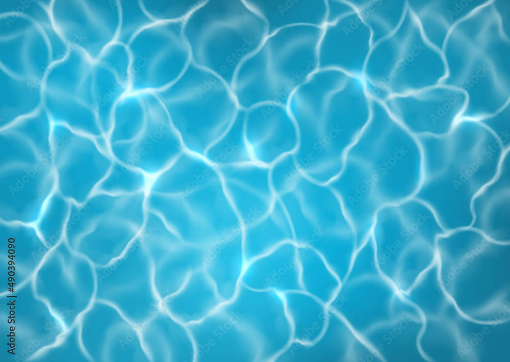 Vector realistic texture of water surface - swimming pool or sea Vector realistic texture of water surface - swimming pool or sea