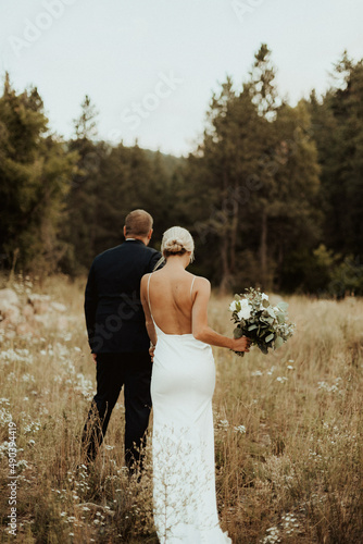 Slika na platnu Bride and groom