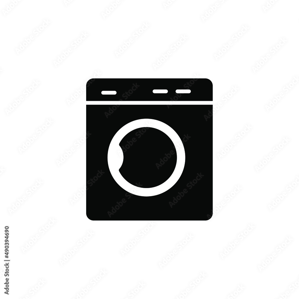 washing machine icons symbol vector elements for infographic web
