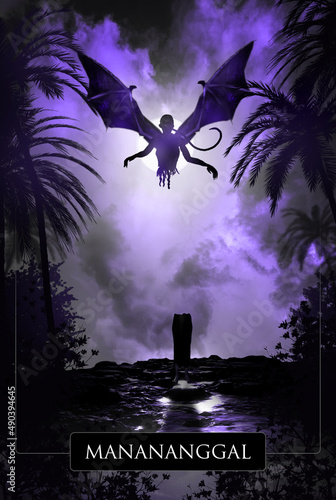 Philippine Mythical Creature Manananggal