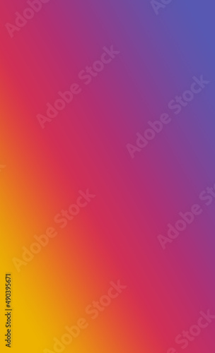 Abstract gradient red orange and pink soft colorful background. Modern horizontal design for mobile app