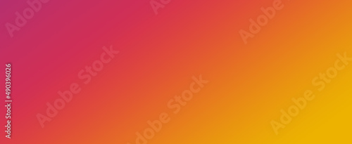 Abstract gradient red orange and pink soft colorful background. Modern horizontal design for mobile app