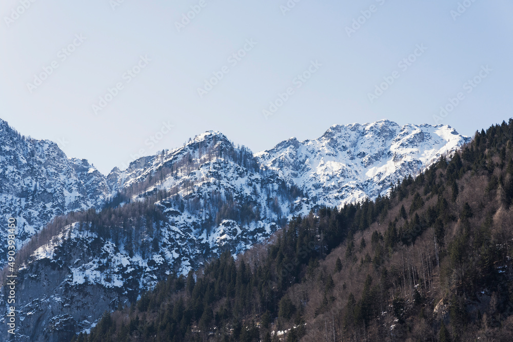 Alpi innevate in Friuli Venezia Giulia