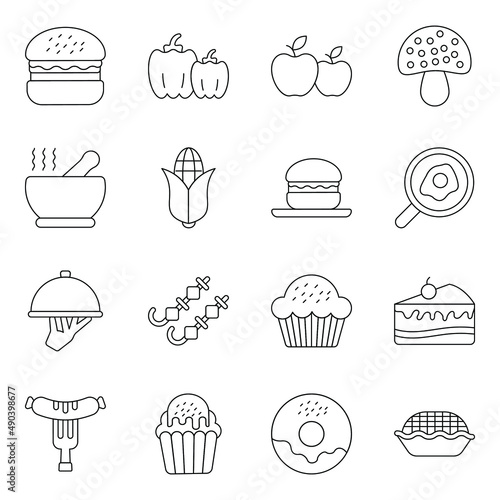 Pack of Food Icons


