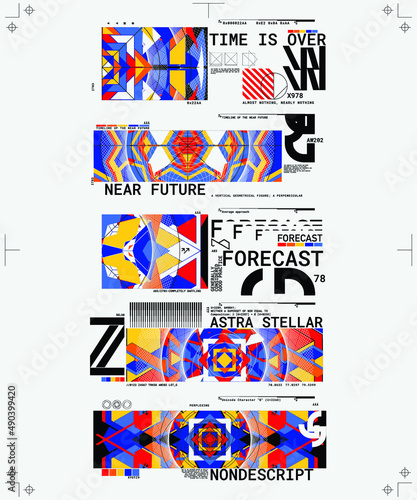 MULTI COLOR CREATIVE POSTER SET